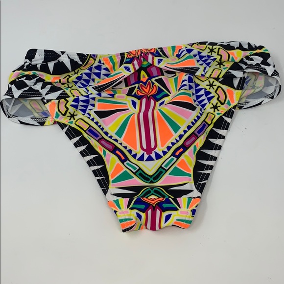 Mara Hoffman Cosmic Fountain Ruched Bikini Bottom - Picture 10 of 11